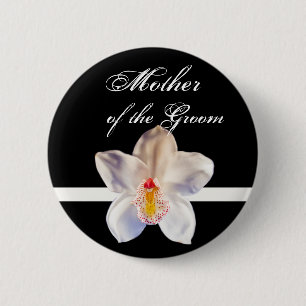Mother Of The Groom Wedding ID Badge Button