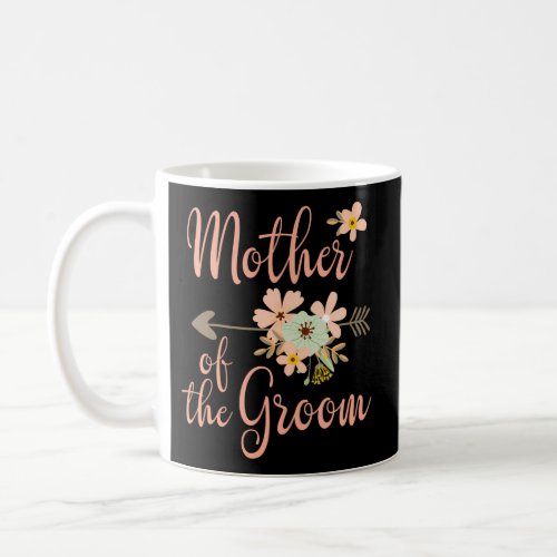 Mother Of The Groom Wedding Party Pretty Floral Coffee Mug