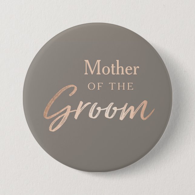 Mother of the Groom Wedding Rehearsal Button (Front)