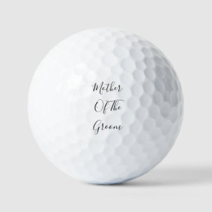 Mother Of The Groom Weddings Elegant Gift Favor Golf Balls