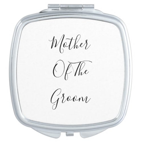 Mother Of The Groom Weddings Gift Favor Elegant  Compact Mirror