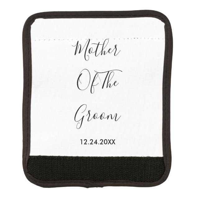 Mother Of The Groom Weddings Simple Gift Favor  Luggage Handle Wrap (Front)