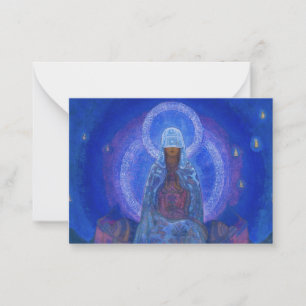 Mother of the World, 1924 by Nicholas Roerich Note Card