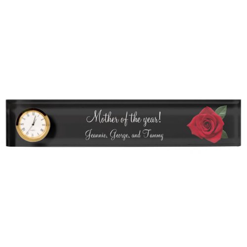 Mother of the year Desk Name Plates Nameplates