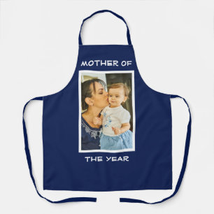 Mother Of The Year Personalized Custom Photo Mommy Apron