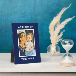 Mother Of The Year Personalized Custom Photo Mommy Plaque