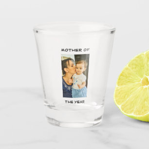 Mother Of The Year Personalized Custom Photo Mommy Shot Glass