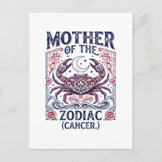 Mother Of The Zodiac Cancer Novelty Postcard