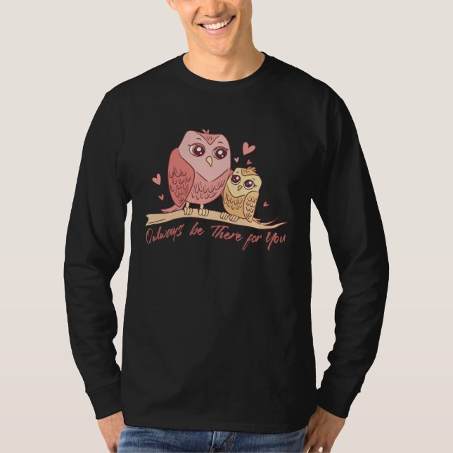 Mother Owl Bird Family Quotes T-Shirt (Front)