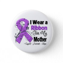 Mother - Pancreatic Cancer Ribbon Pinback Button