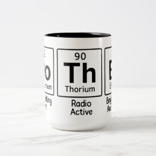 Mother Periodic Table Science Cute Chemistry Two-Tone Coffee Mug
