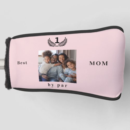 Mother photo blush pink golf head cover