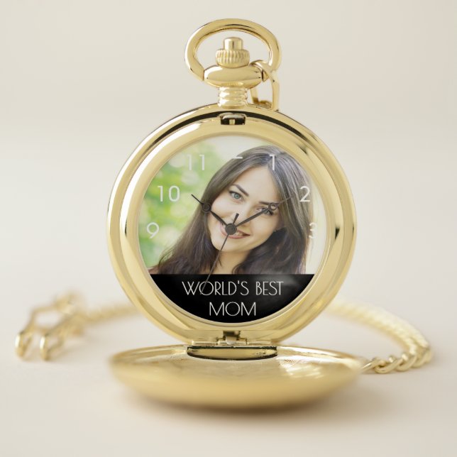 Mother photo pocket watch (Inside)
