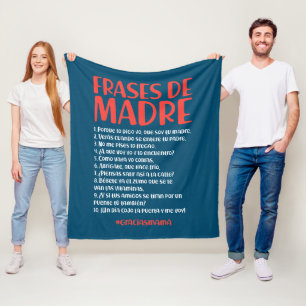 Mother Phrases Fleece Blanket