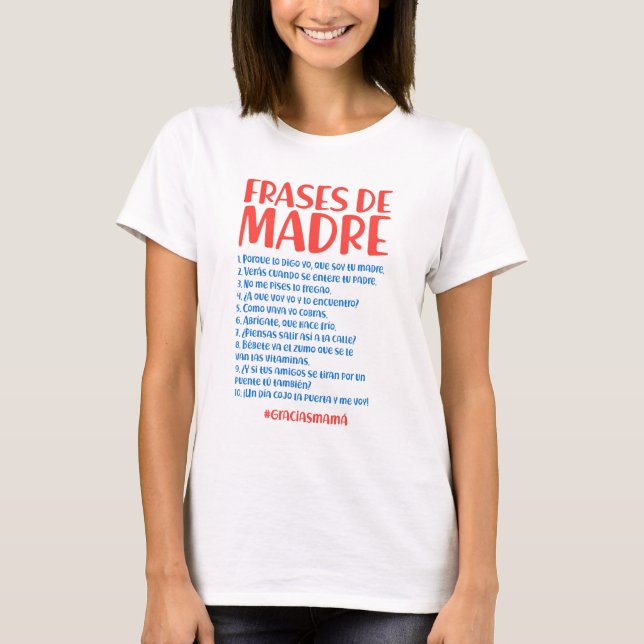 Mother Phrases T-Shirt (Front)