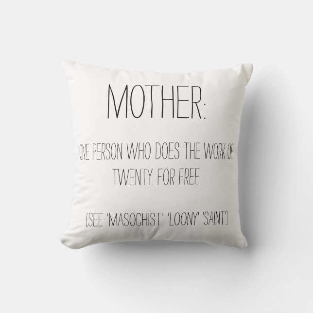 Mother Pillow - Mother's Day Gift (Front)