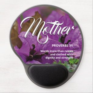 MOTHER Proverbs 31 Christian Mother's Day Gel Mouse Pad
