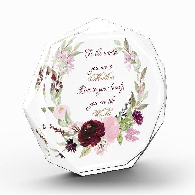 Mother Quote Photo Block (Left)