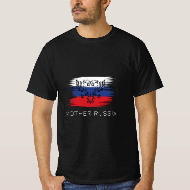 Mother Russia - Russia Flag T-Shirt (Front)