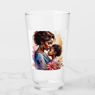 Mother’s Day African Watercolor Love Art Glass