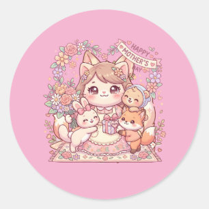 Mother’s Day Animal Friends Sticker