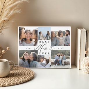 Mother’s Day Best Mom Ever Personalized Photo Gift Plaque