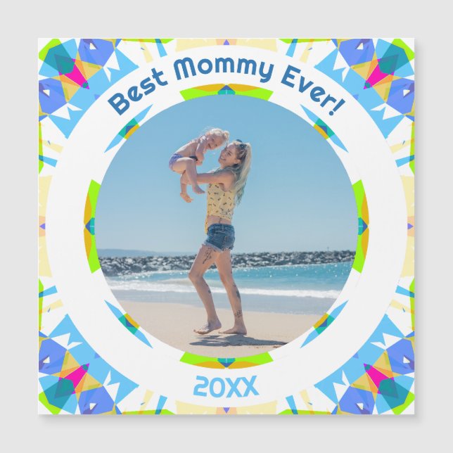 Mother’s Day Best Mommy Ever Baby Girl Photo Gift  (Front)