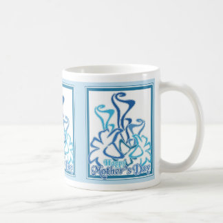 Mother’s Day Blue Calla Lily Bouquet Mug