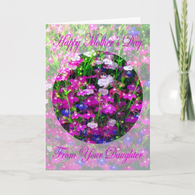 Mother’s Day Bouquet from Daughter Card (Front)