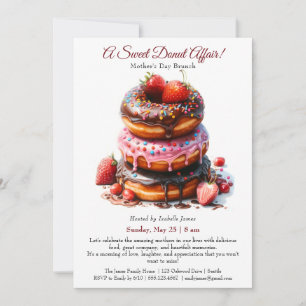 Mother’s Day Brunch Invitation – Donut affair