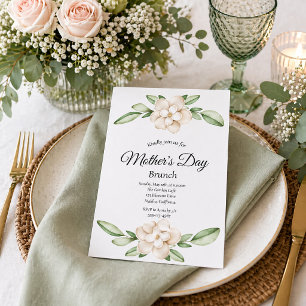Mother’s Day Brunch Invitation Elegant Floral 