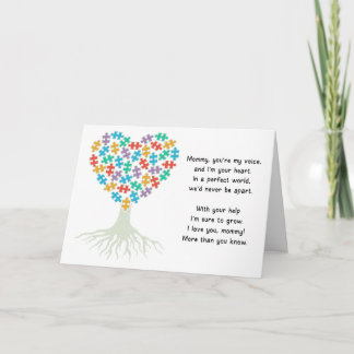 Mother’s Day Card Autism Neurodivergent Autistic