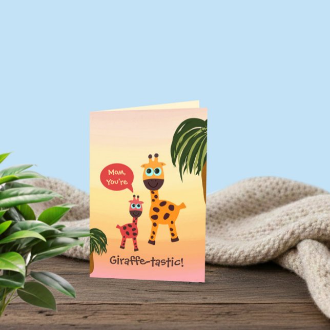 Mother’s Day Card Cute Giraffes (Creator Uploaded)