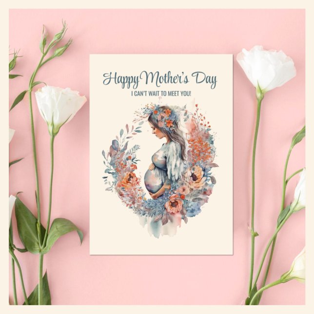 Mother’s Day Card for Mom to Be from Baby (Creator Uploaded)