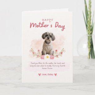 Mother’s Day Card From the Dog for Dog Mom