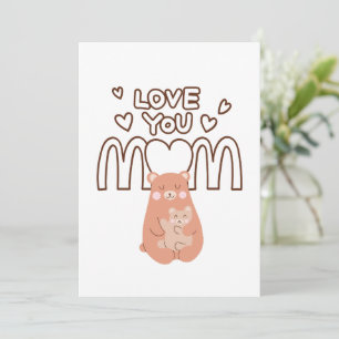 Mother’s Day Card, Funny Mothers Day Gift for mom Invitation