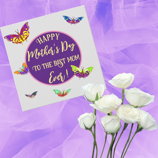 Mother’s Day card with butterflies (Creator Uploaded)