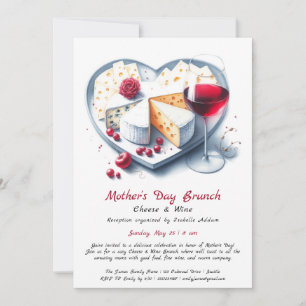 Mother’s Day Cheese & Wine Brunch Invitation
