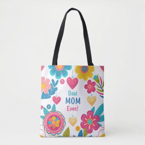 Mothers Day floral design  Tote Bag