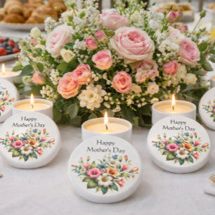Mother’s Day Floral Soy Wax Gift Mini Candle Favors