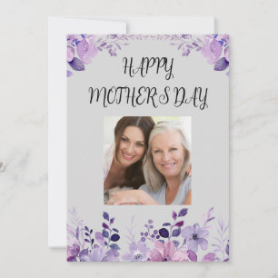 Mother’s Day Flowers Flat Holiday Card