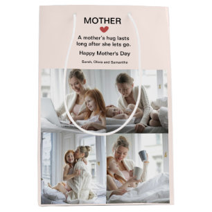 Mother’s Day Gift Bag with Photo Collage