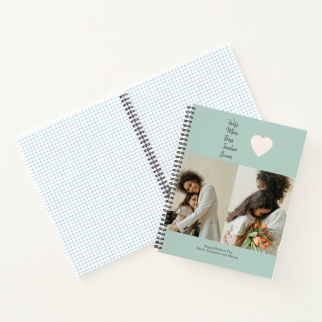 Mother’s Day Gift for Mom, Boss, Teacher -  Notebook (Inside)