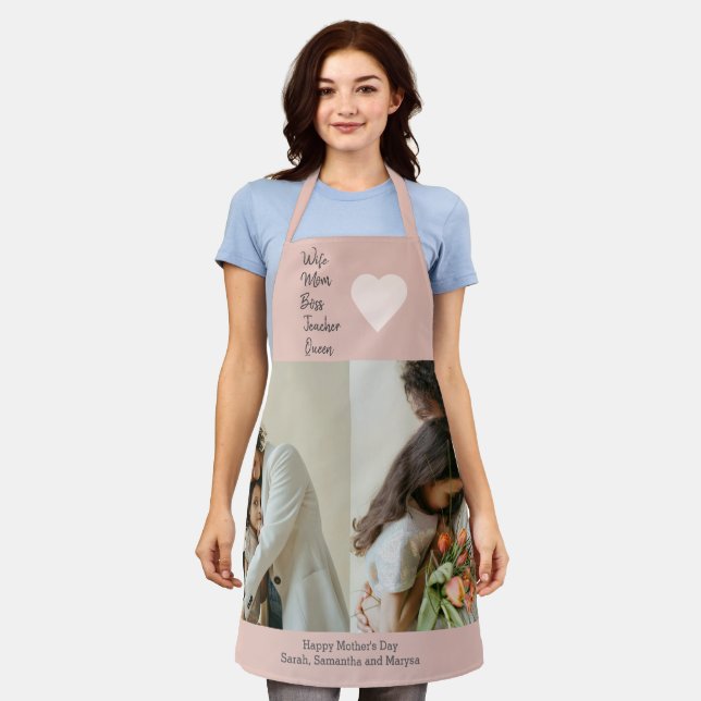 Mother’s Day Gift for Mom, Wife, Boss, Teacher - Apron (Worn)