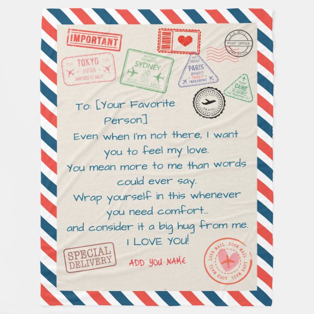 Mother’s Day Gift – Personalized Mom Blanket  (Front)