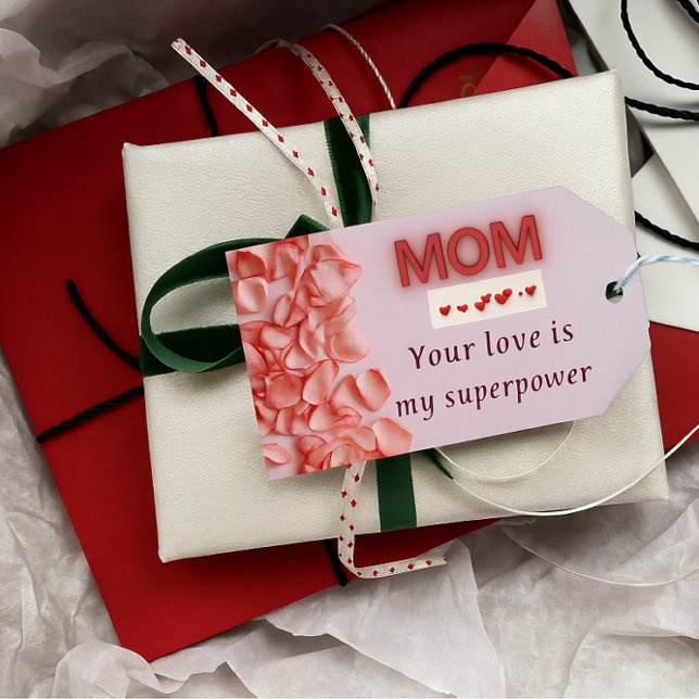 Mother’s Day Gift tag – Rose Petal Design (Creator Uploaded)