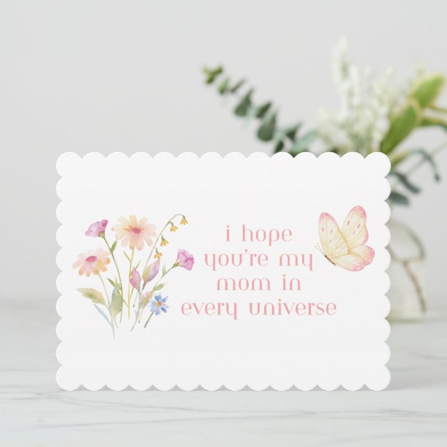 Mother’s Day Gift Thank You Card (Standing Front)