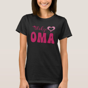 Mother s Day Love Heart Mom Women Stolze Oma T-Shirt