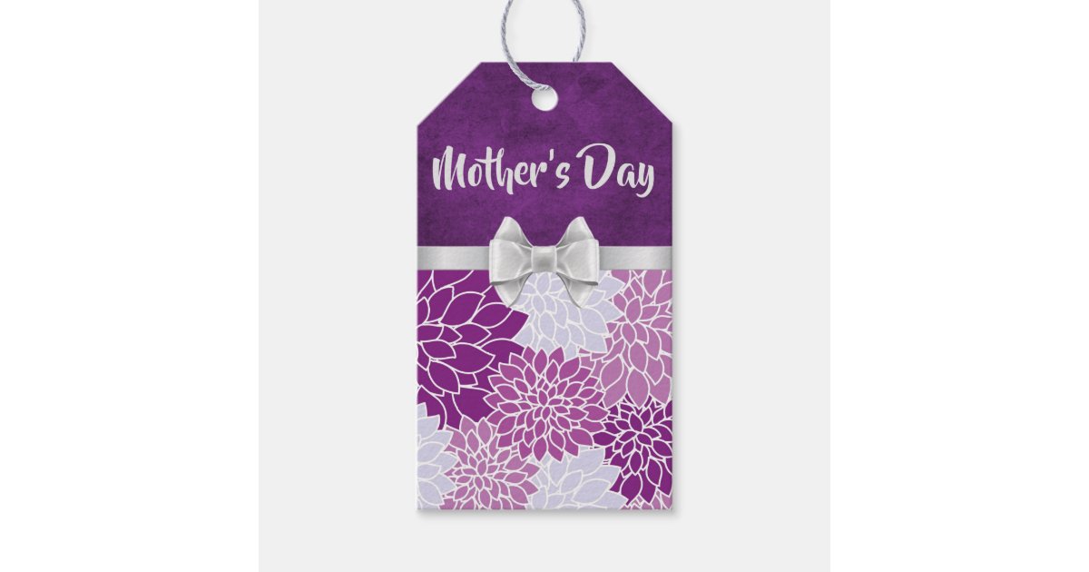 Mother’s Day Matte Gift Tag | Zazzle