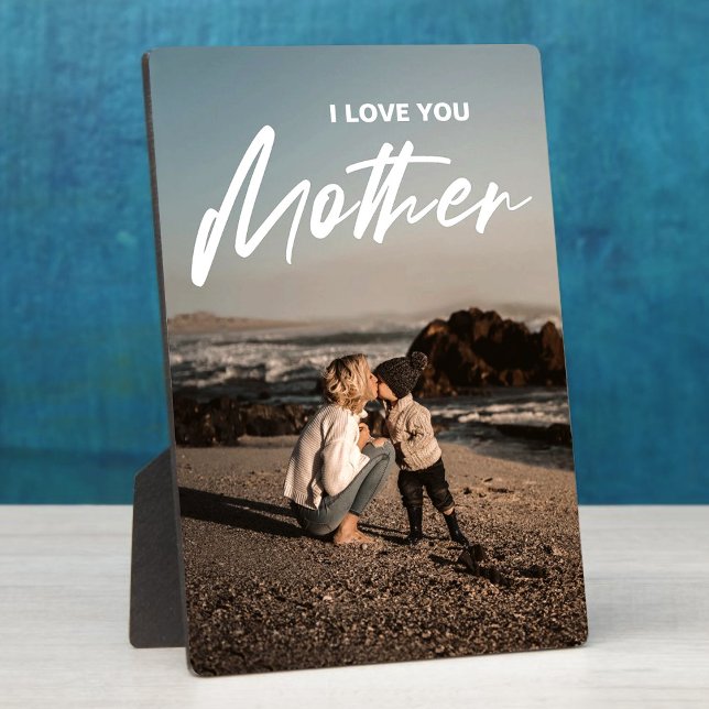 Mother’s Day | Modern Minimalist Photo Gift Plaque (Creator Uploaded)